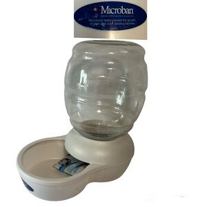 Petmate Replenish Pet Waterer Microban White Gravity Fed Automatic Dispenser Gal